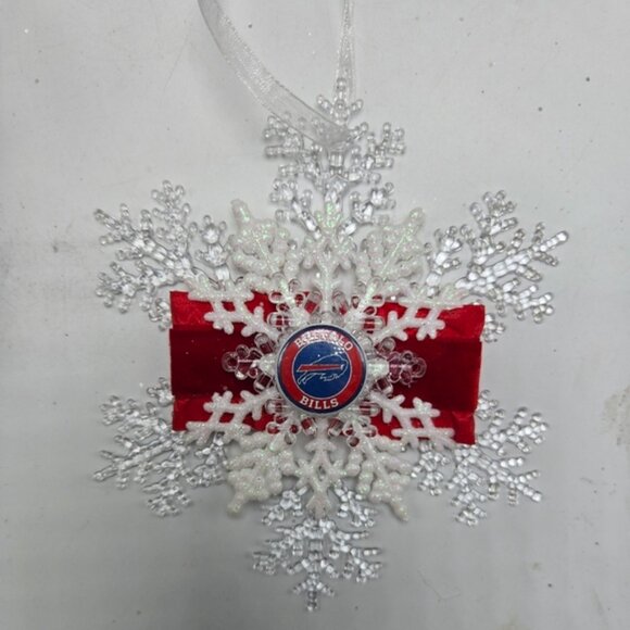 NWT Buffalo Bills Ornament NFL Football Christmas Holiday Decor OOAK Handmade - Picture 2 of 4